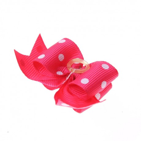 10pcs Pet Cat Dog Small Puppy Pet Dog Rhinestone Hairpin Hair Bow Rubber