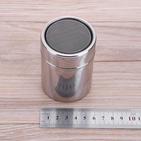 Mini Stainless Steel Chocolate Shaker Sugar Powder Flour Sifter With Cover