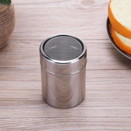 Mini Stainless Steel Chocolate Shaker Sugar Powder Flour Sifter With Cover