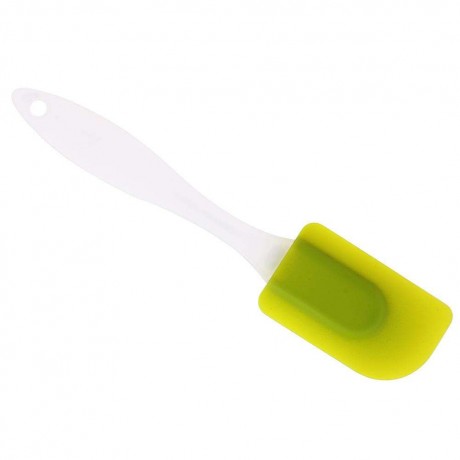 Silicone Butter Cake Cream Spatula Heat Resistant Baking Scraper(Green)