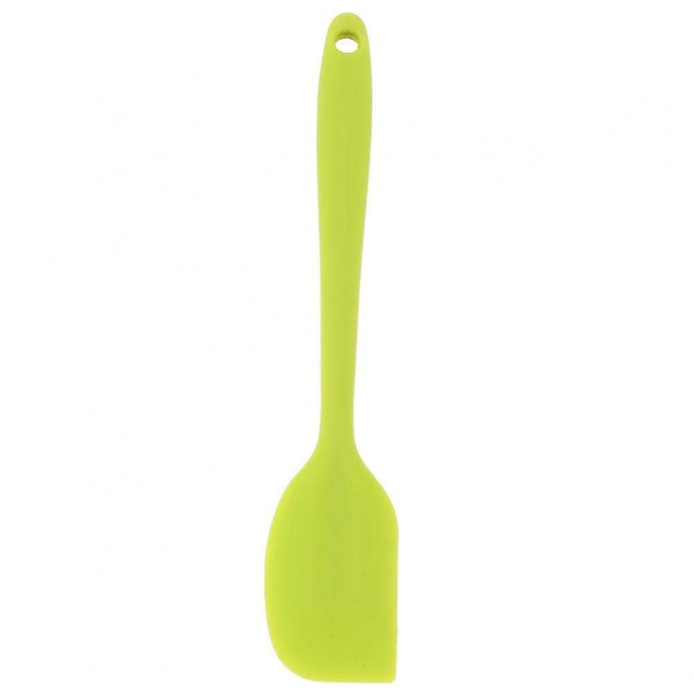 Silicone Butter Cake Cream Spatula Heat Resistant Baking Scraper(Green)