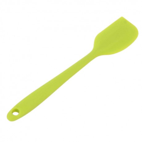 Silicone Butter Cake Cream Spatula Heat Resistant Baking Scraper(Green)