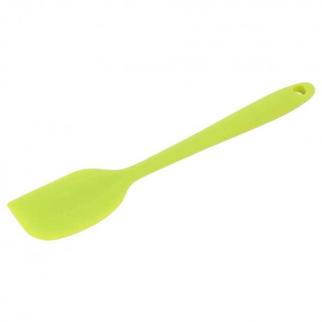 Silicone Butter Cake Cream Spatula Heat Resistant Baking Scraper(Green)