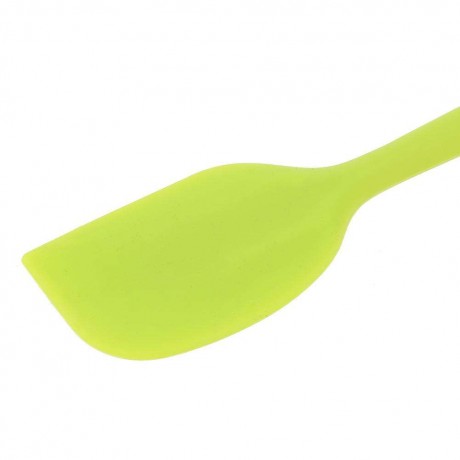 Silicone Butter Cake Cream Spatula Heat Resistant Baking Scraper(Green)