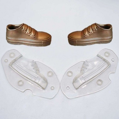 Plastic 3D Kid Shoes Shape Cake Molds DIY Fondant Cake Decor Home Baking