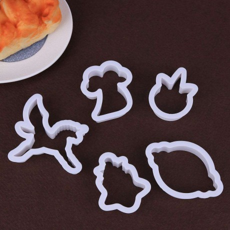 8pcs/Set DIY Animal Plastic Fondant Cutter Cake Molds Decor Baking Tools