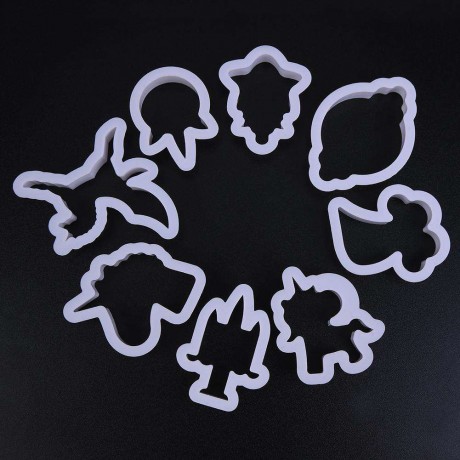 8pcs/Set DIY Animal Plastic Fondant Cutter Cake Molds Decor Baking Tools