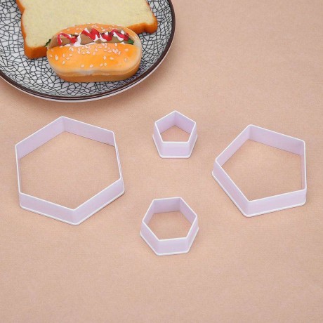 4pcs Football Craft Fondant Cake Mold Chocolate Mould DIY Baking Decor Tool