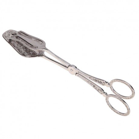 Retro European Bread Tip Clip Biscuit Cake Food Tong Baking Tool(Silver)