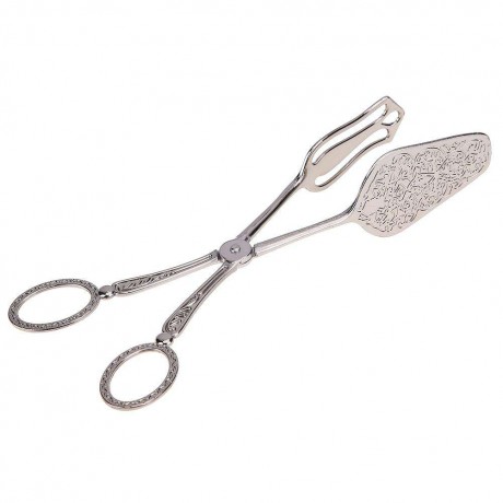 Retro European Bread Tip Clip Biscuit Cake Food Tong Baking Tool(Silver)