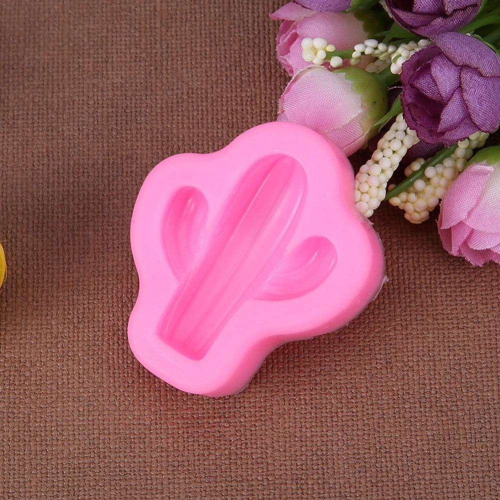 Cactus Silicone Chocolate Molds DIY Fondant Cake Decor Home Baking Tool