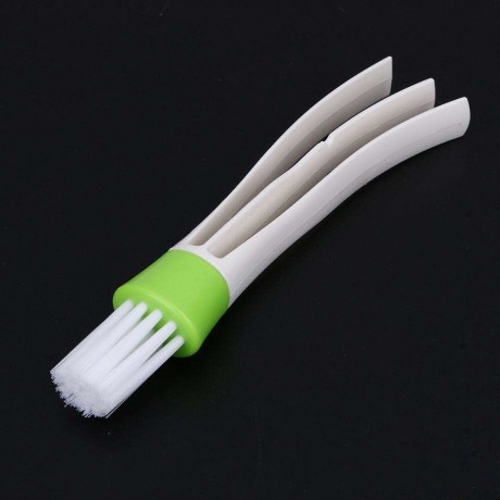 Double-end Car Vent Air-condition Blinds Window Cleaning Brush Cleaner Tool