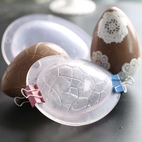 DIY 3D Easter Eggs Chocolate Molds Fondant Cake Decorating Baking Tools