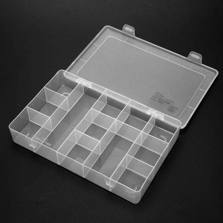 12 Grids Component Storage Box Screw Hardware Tool Holder Organizer Case