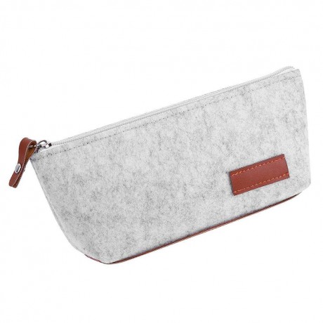 Felt Fabric Glasses Box Student Pen Stationery Holder Organizer Bag