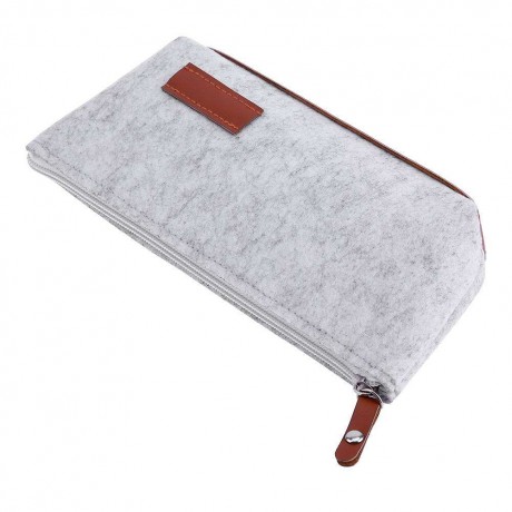 Felt Fabric Glasses Box Student Pen Stationery Holder Organizer Bag