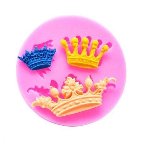 3D Crown Silicone Fondant Mould Queen Cupcake Cake Decorating Baking Tools