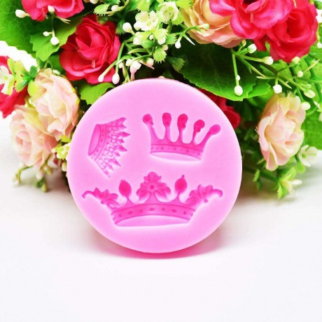 3D Crown Silicone Fondant Mould Queen Cupcake Cake Decorating Baking Tools