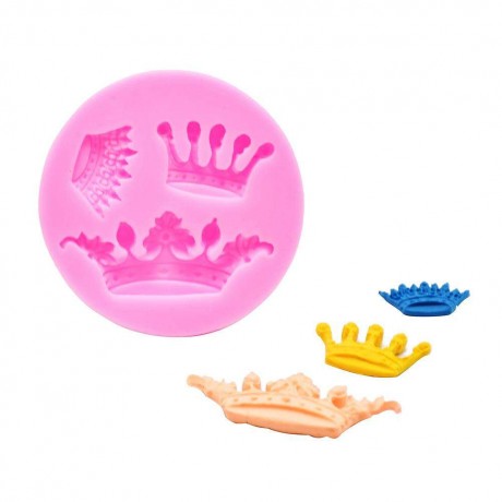 3D Crown Silicone Fondant Mould Queen Cupcake Cake Decorating Baking Tools