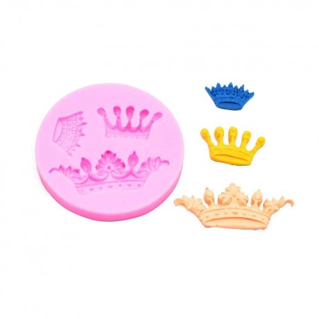 3D Crown Silicone Fondant Mould Queen Cupcake Cake Decorating Baking Tools