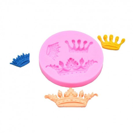 3D Crown Silicone Fondant Mould Queen Cupcake Cake Decorating Baking Tools