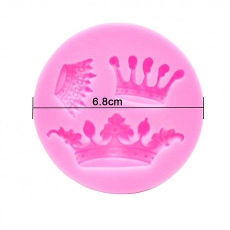 3D Crown Silicone Fondant Mould Queen Cupcake Cake Decorating Baking Tools