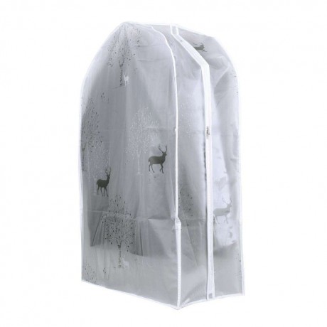 Dustproof Suit Coat Clothing Cover Wardrobe Hanging Storage Bag(Deer/S)