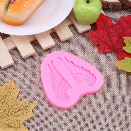 Angel Wing Shape Silicone Candy Fondant Chocolate Cake Mold DIY Baking Tool