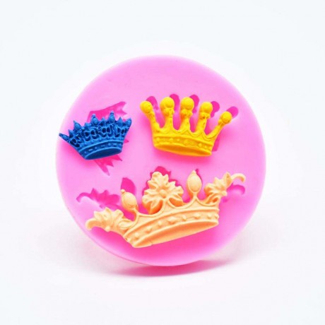 3D Queen Crown Silicone Chocolate Fondant Cake Mold DIY Pastry Baking Tool