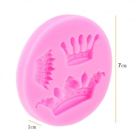 3D Queen Crown Silicone Chocolate Fondant Cake Mold DIY Pastry Baking Tool