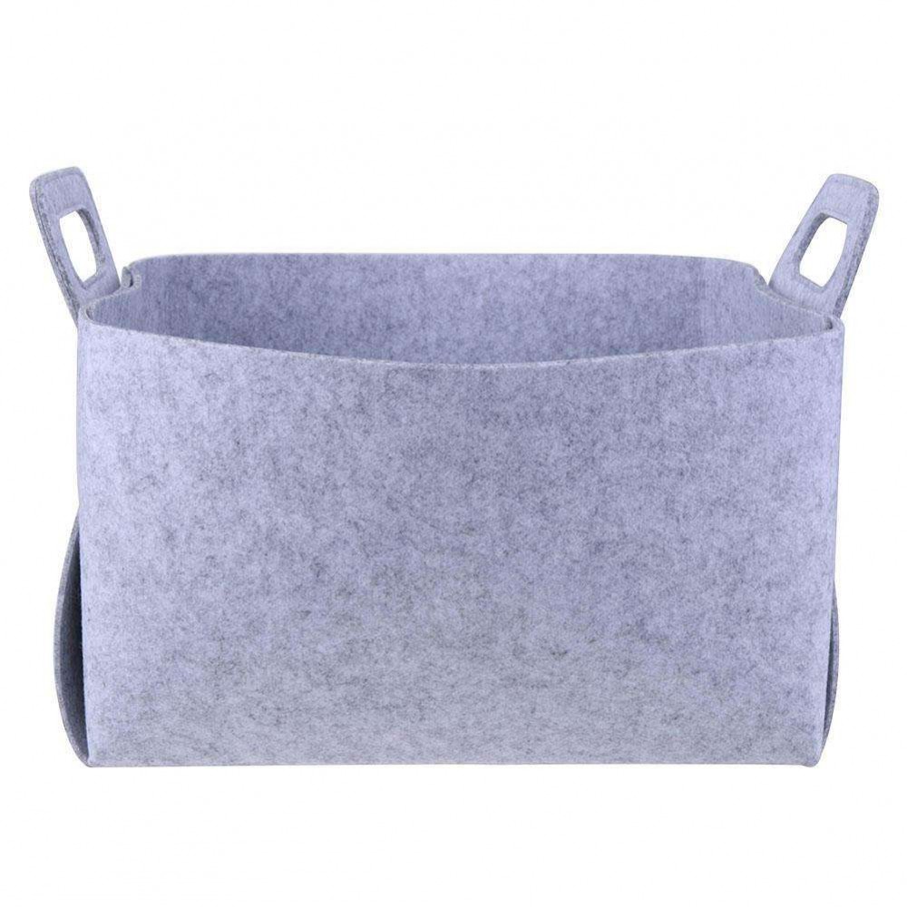 Folding Felt Cloth Anti Dirty ?Toys Storage Basket Holder Home Organizer