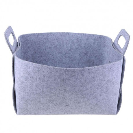 Folding Felt Cloth Anti Dirty ?Toys Storage Basket Holder Home Organizer