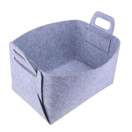 Folding Felt Cloth Anti Dirty ?Toys Storage Basket Holder Home Organizer