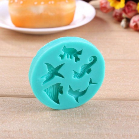 Marine Animal Shape Silicone Cake Mold Jelly Chocolate Pastry Baking Tools