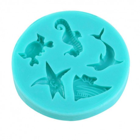 Marine Animal Shape Silicone Cake Mold Jelly Chocolate Pastry Baking Tools