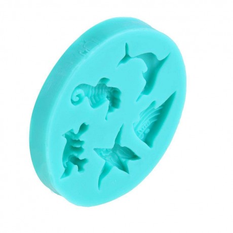 Marine Animal Shape Silicone Cake Mold Jelly Chocolate Pastry Baking Tools