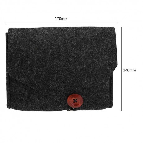 Felt Storage Bag Multifunction Phone Earphone Holder Organizer Travel Pouch