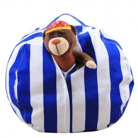 Stuffed Plush Toy Organizers Animal Storage Bean Bag Chair Clothes Pouch(S)