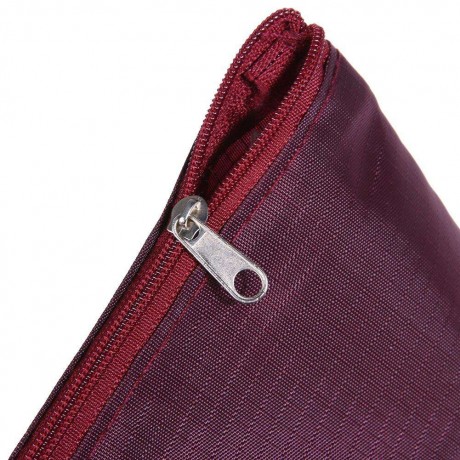 6pcs Travel Storage Bag Suitcase Clothes Organizer Tidy Container(Wine Red)