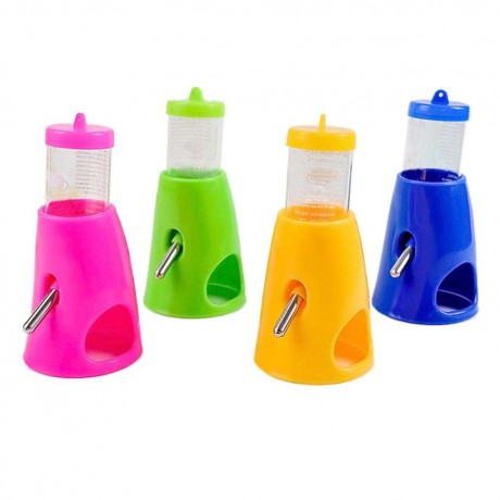 Hamster Water Bottle Dispenser Feeder Hanging Pet Dog Drinking Fountain