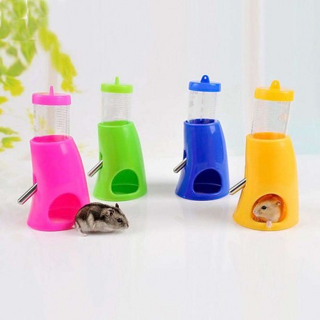 Hamster Water Bottle Dispenser Feeder Hanging Pet Dog Drinking Fountain