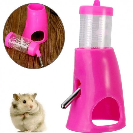 Hamster Water Bottle Dispenser Feeder Hanging Pet Dog Drinking Fountain