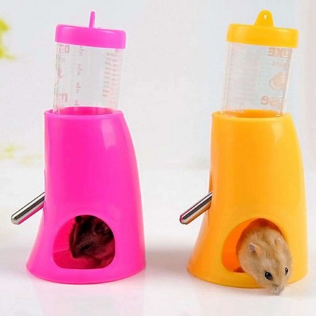 Hamster Water Bottle Dispenser Feeder Hanging Pet Dog Drinking Fountain