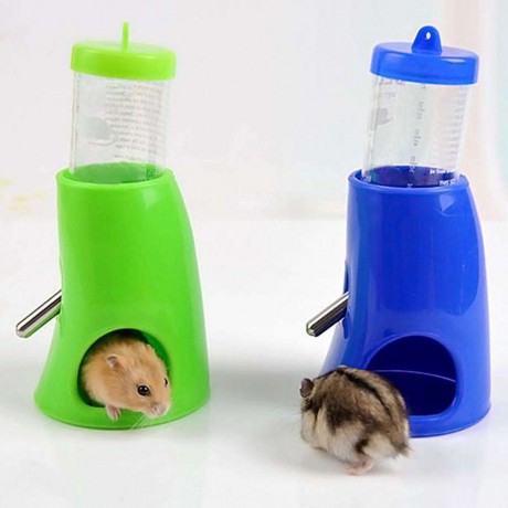 Hamster Water Bottle Dispenser Feeder Hanging Pet Dog Drinking Fountain