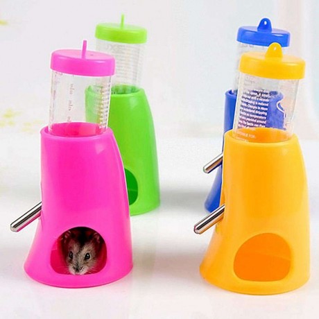 Hamster Water Bottle Dispenser Feeder Hanging Pet Dog Drinking Fountain