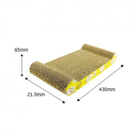 Pet Cat Scratch Board Bone Paper Pad Scratcher Bed Mat Claws Care Cat Toys