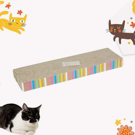 Corrugated Paper Cat Pads Cat Scratch Board Kitten Cats Scratching Toys Mat