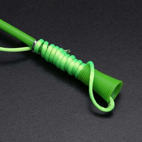 Pets Teasing Fish Rod Cat Scratch Play Training Wand Interactive Toy (Green