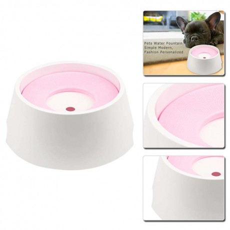 Silicone Pet Not Wet Mouth Floating Drinking Bowls Dog Cat Feeding Drinker