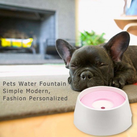 Silicone Pet Not Wet Mouth Floating Drinking Bowls Dog Cat Feeding Drinker